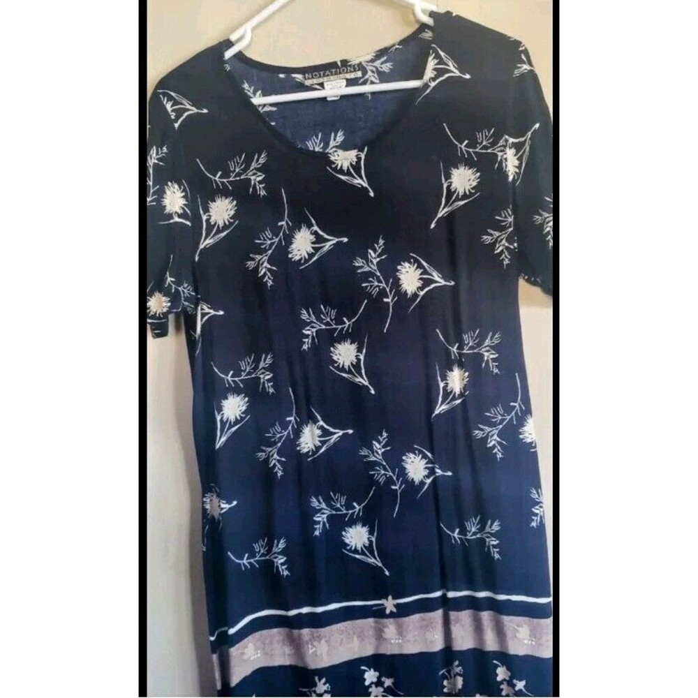 Notations Clothing Co Size LARGE Women's Botanical Boho Maxi Dress - Picture 3 of 6